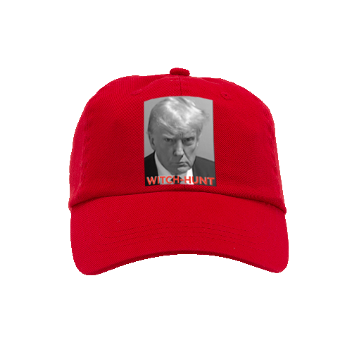 Red Trump Mugshot Trucker Cap MAGA